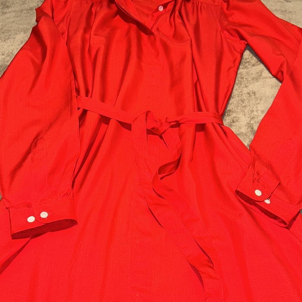 Vintage Countess Mara Silk Shirt Dress - Picture 3 of 9